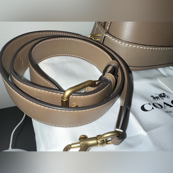 Rare Coach Revel Satchel in Dark Stone - Picture 6 of 16